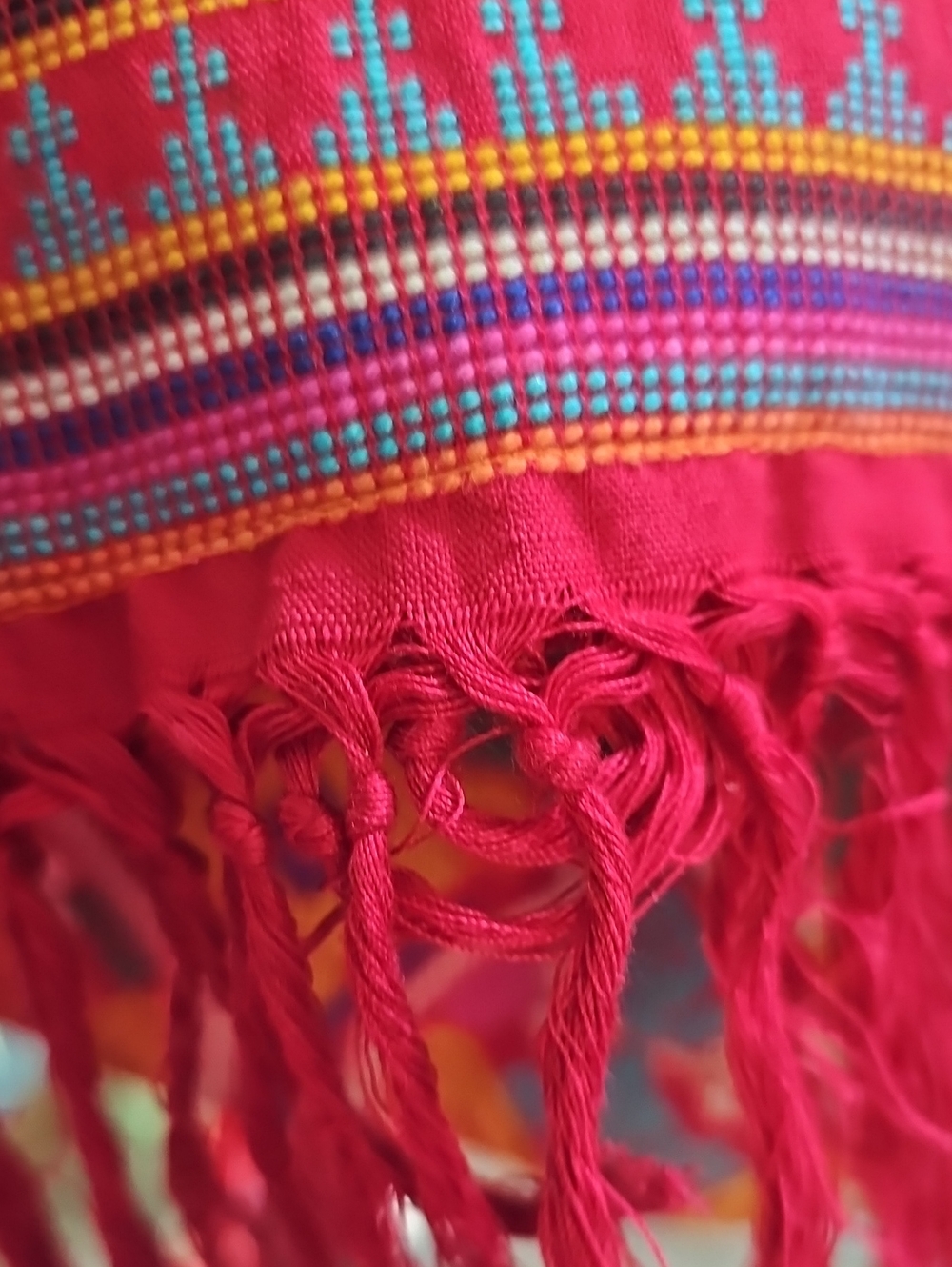 Cretan Vourgia Style Bag - Raised Texture Embroidery - Picture 5 of 5